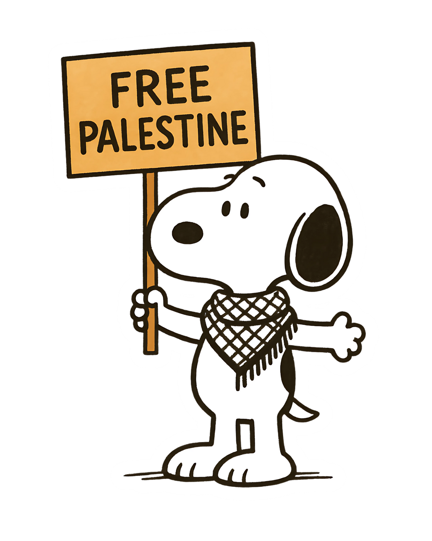 3 x Free Palestine Stickers