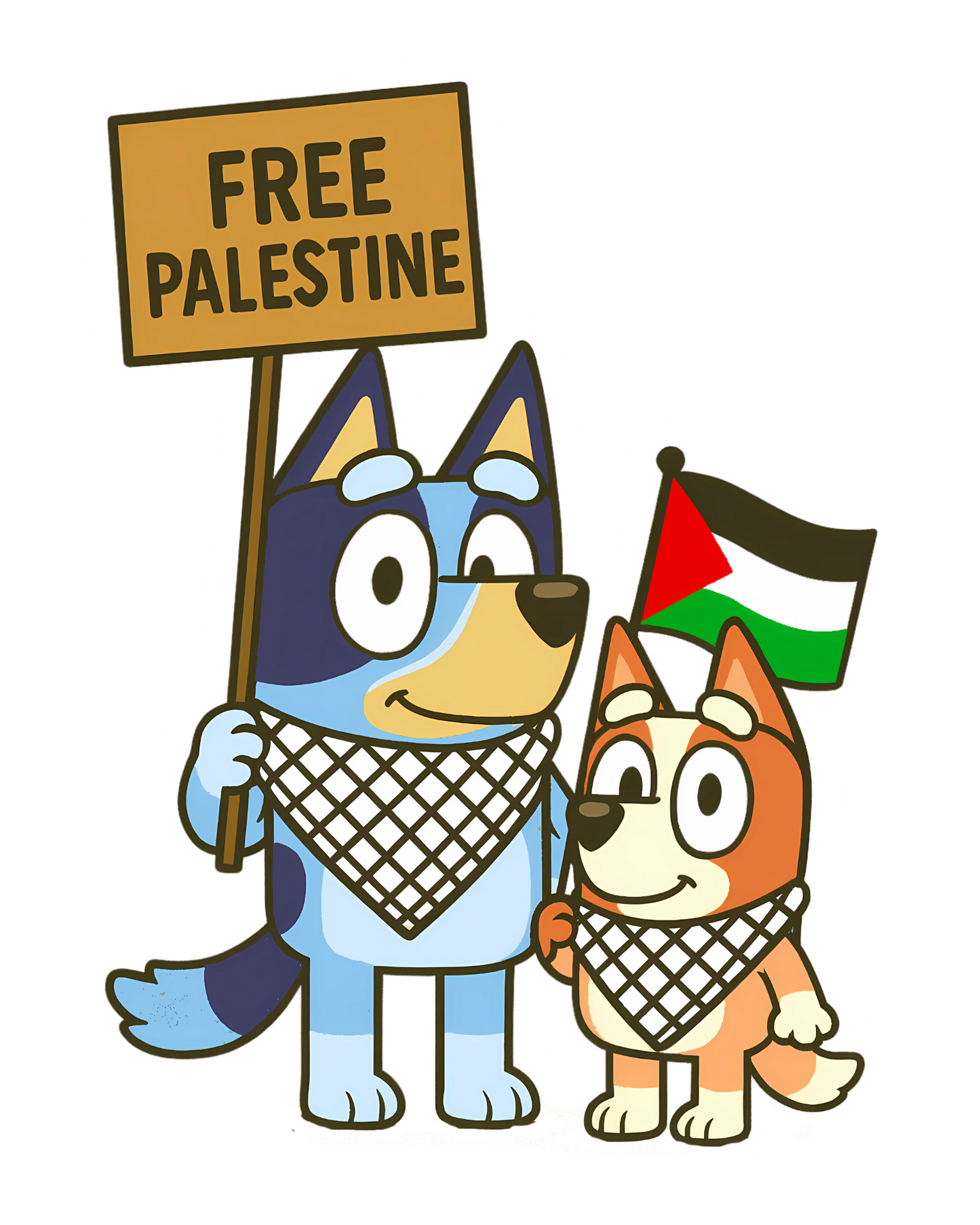3 x Free Palestine Stickers